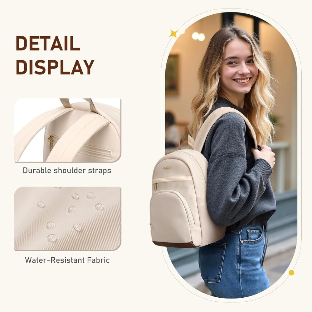 Versatile Water-Resistant Mini Backpack For Women… - image 2